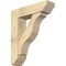Ekena Millwork Funston Slat Rough Sawn Bracket w/ Offset Brace, Douglas Fir, 8"W x 30"D x 36"H BKT0806X30X36FST06RDF - alternate 1